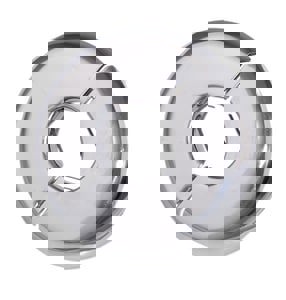 1/2 in. Wall Plate in Chrome Plated